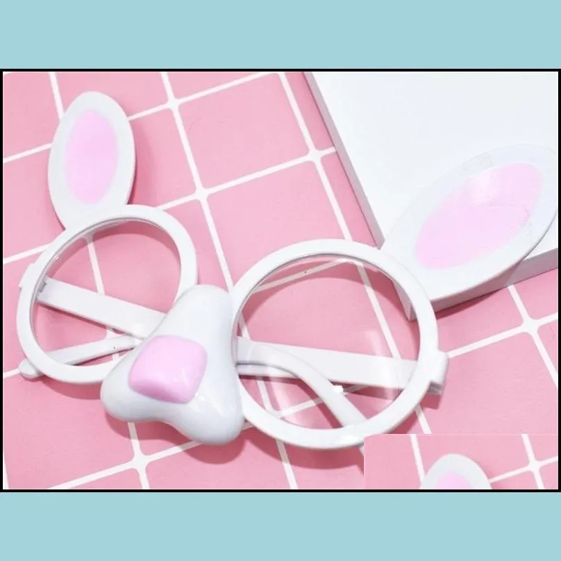 cute easter rabbit eyeglasses masquerade ball prop creative funny glasses wedding birthday party decorations new 9sfd c