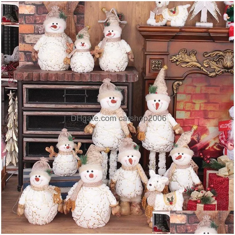 christmas decorations decoration santa claus snowman doll scene window giftschristmas