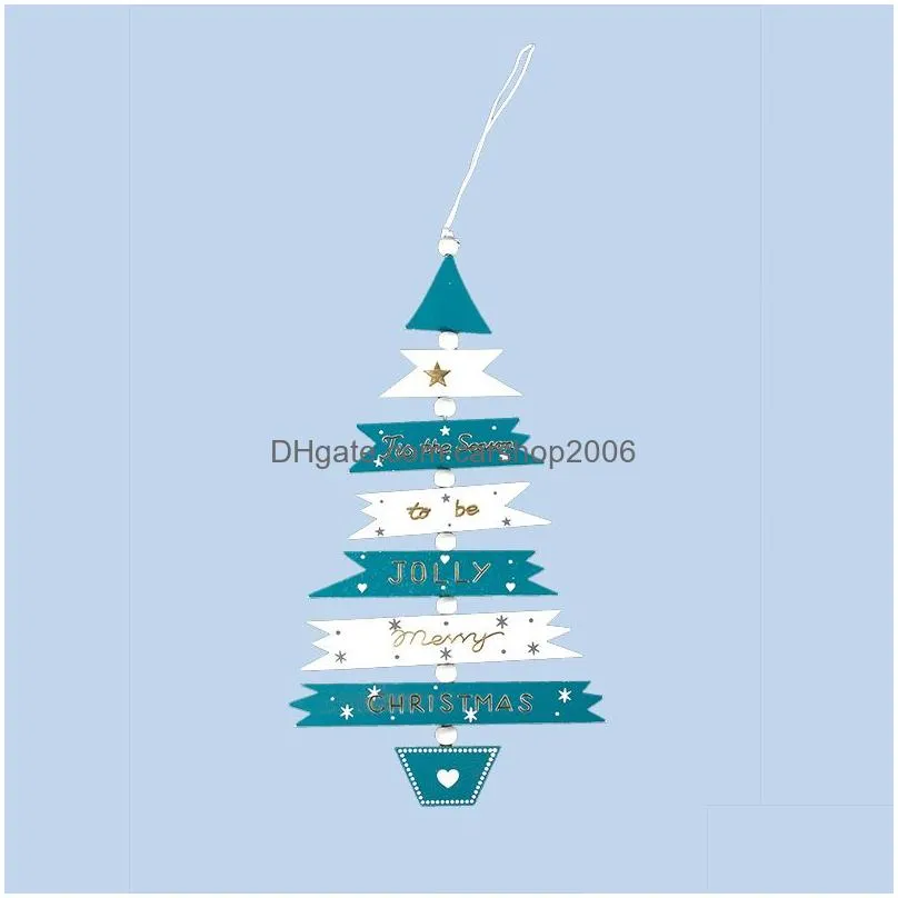 christmas decorations 1pcs wooden pendants ornaments merry xmas tree ornament wood crafts for home party wall decoration