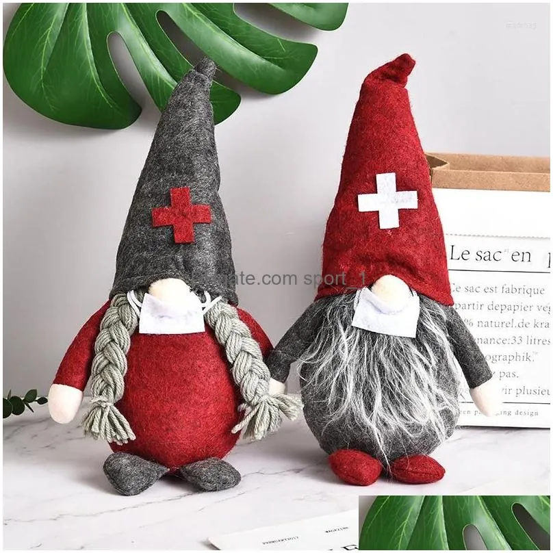 christmas decorations 58styles elf doll ornament wedding decor gnomes dwarf faceless plush rudolphmerry for home cristmas