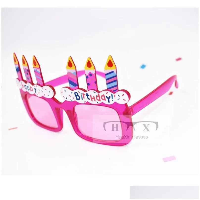 happy birthday eyeglasses party decoration supplies creative funny glasses photography take photo props 6sf c