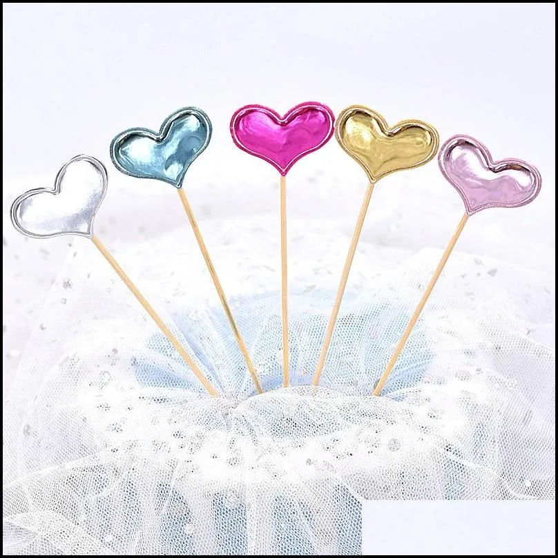 pu decorations star sequins love heart shaped reflection colorful fashion crown cake new decorate wedding supplies new arrival 3jy k2