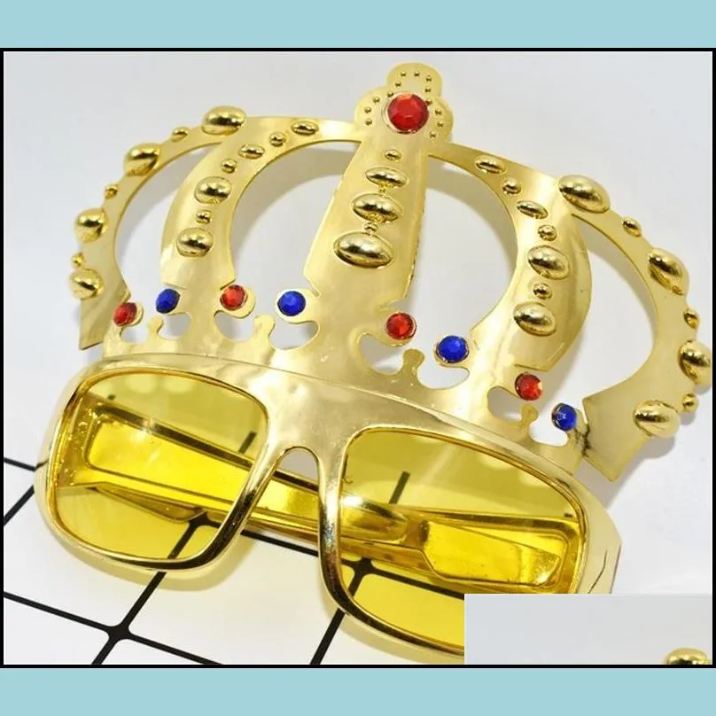 beautiful imperial crown spectacles creative funny glasses for birthday gift party supplies decoration 9sfb c