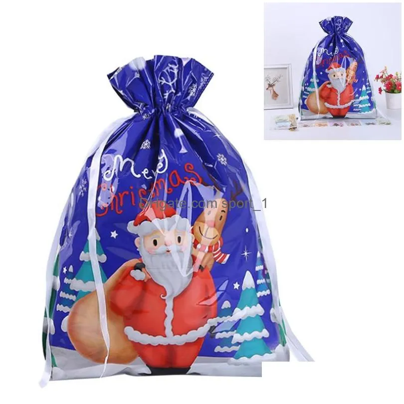 christmas decorations santa gift bag candy snowflake crisp drawstring merry for home year 2022 presents supplieschristmaschristmas