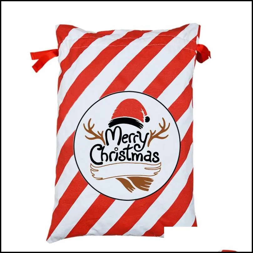 special delivery canvas santa sack merry christmas decorations drawstring bag ornament 2020 heavy pouch gift candy 50x70cm 10 9by c2