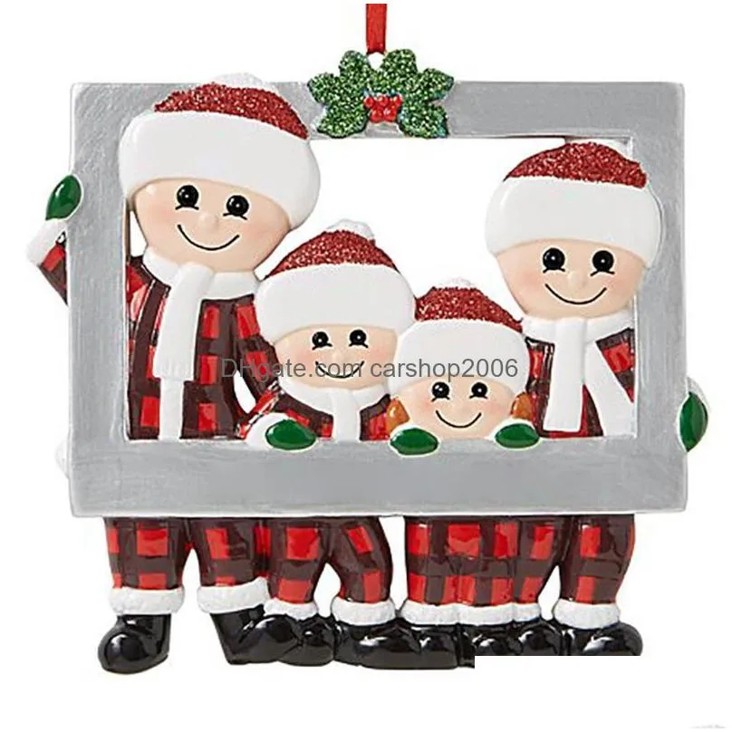 christmas decorations ornament creative cute family po frame pendant christmastree decoration ornamentchristmas