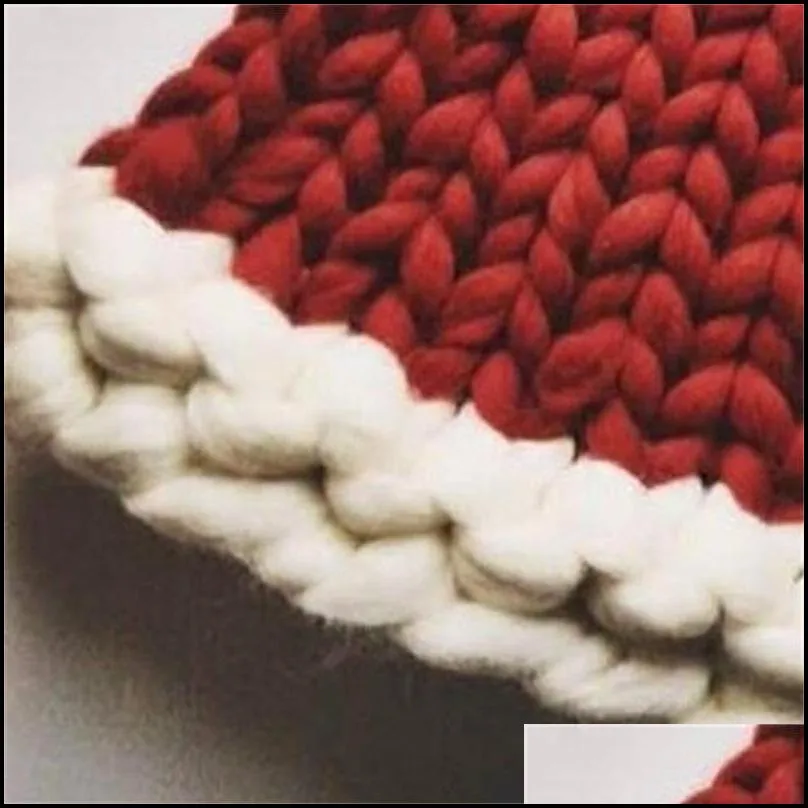 autumn winter womens hat christmas gifts kid adult hats with fluffy ball red knitting originality cap european style 23 8hr