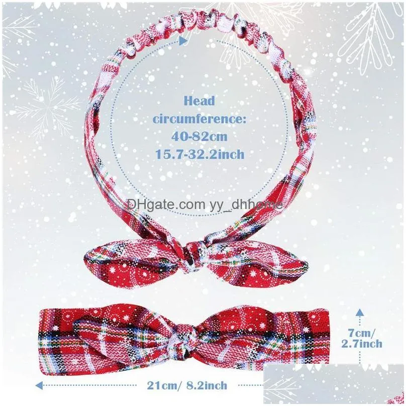 christmas decorations gifts snowflake grid headband xmas garland christams year gift for girls ornamentschristmas