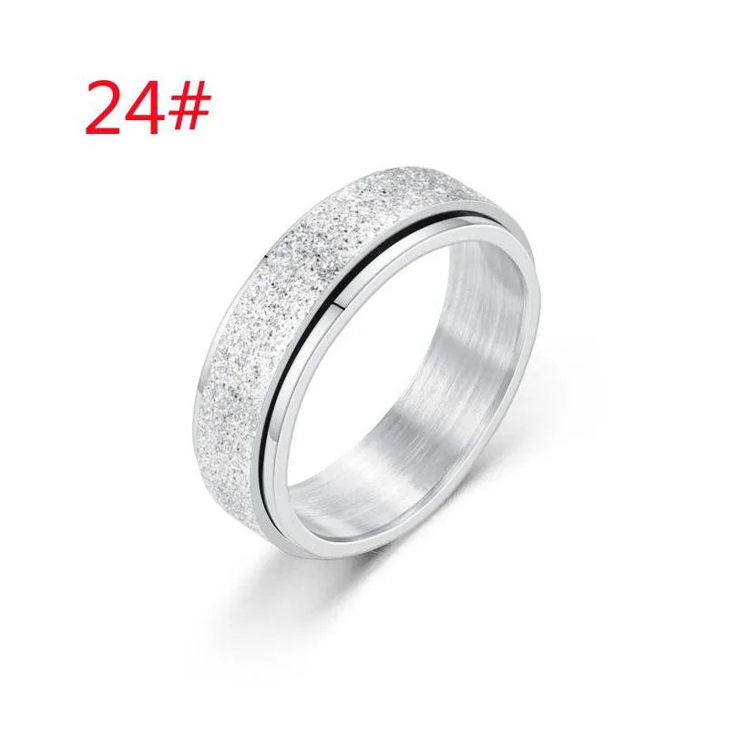 star moon titanium steel rotating ring stainless steels rings