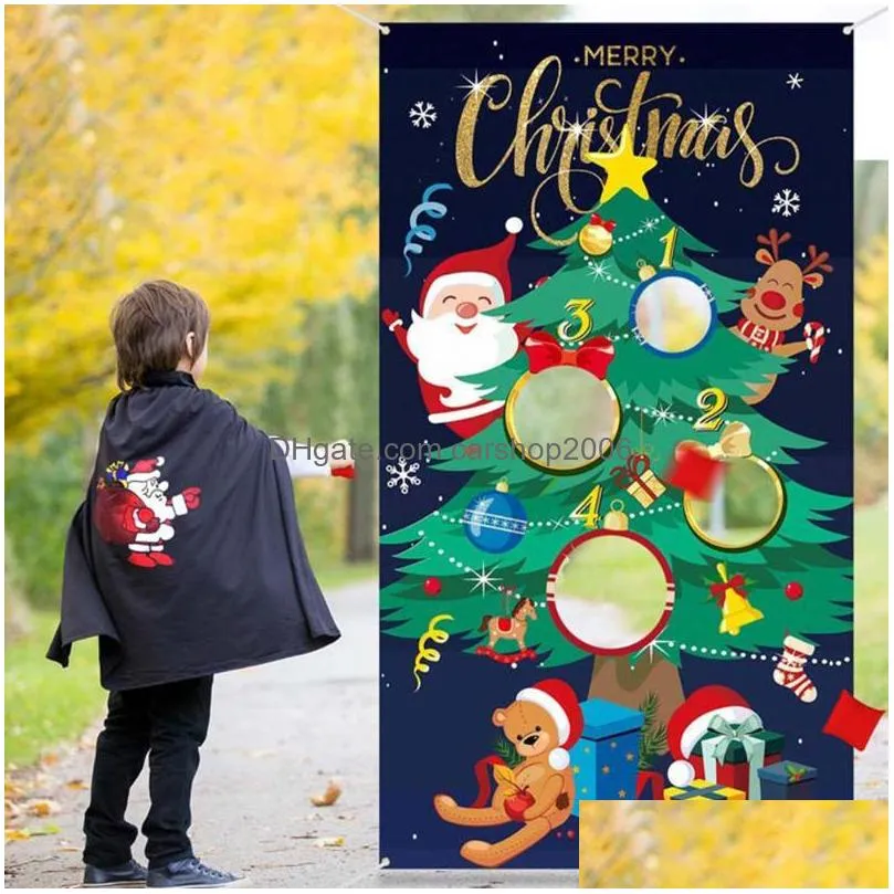 christmas decorations decoration sandbags throwing game flag party santa claus tree snowman navidad yearchristmas