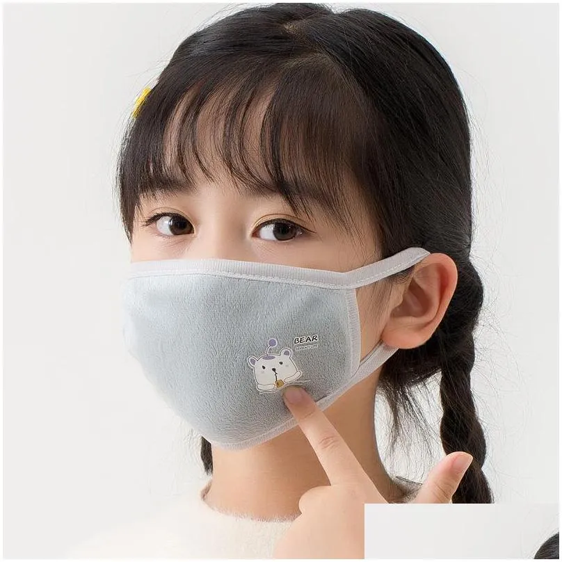 kids anti dust face mask reusable washable mascarillas rich color respirator good looking keep warm autumn and winter 1 38yo e2
