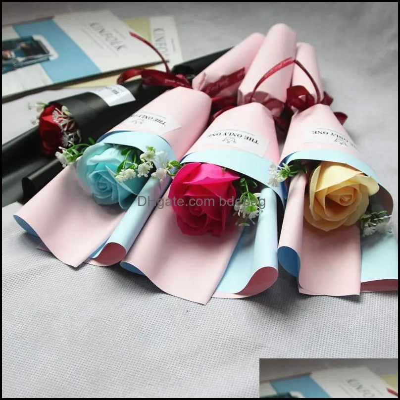 creative soap flower originality single artificial woman man soap flowers valentines day present home accesories 1 8cz k2
