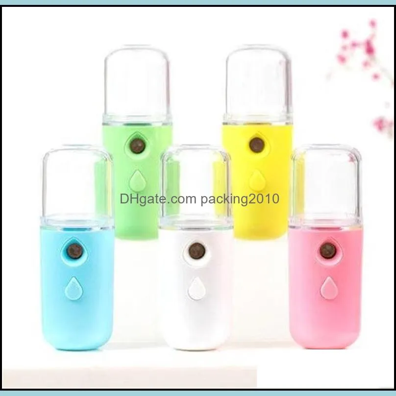 nanometer spray bottles usb 30ml tank 250mah battery face moisture water supply instrument mini women humidifier 5 25lb m2