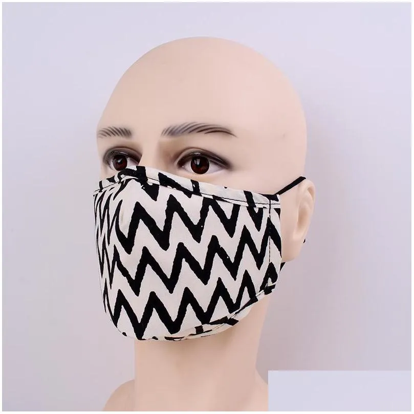 reusable cloth face mask anti smoke mascarilla reuseable respirator woman man dustproof personality floral lattice four seasons 5lmc