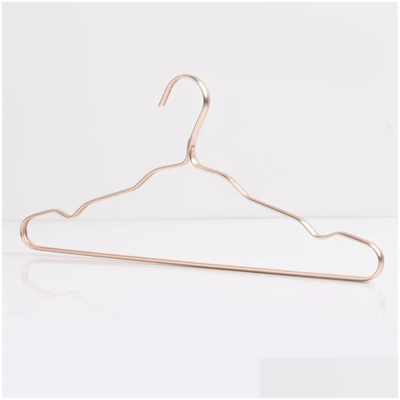 1.2cm clothes hangers non slip dry and wet rack aluminium alloy clothing support no fading multi color options 2 2sf g2