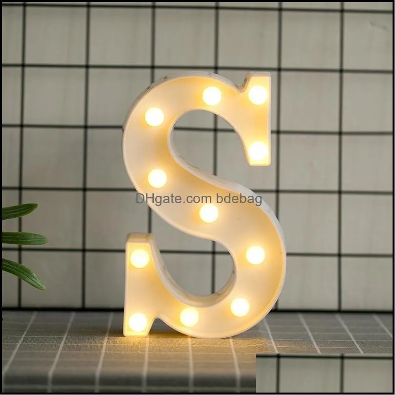 arabic numerals led household lamp 26 english letter love heart shaped birthday confession propose party night light 5 3hb j2