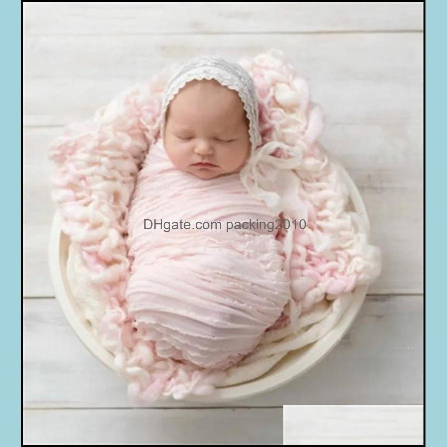 baby newborn blanket lace leggings infant elastic bedding sleepsacks wrapping swaddle scarf soft comforrt towel photo props 10xd ii