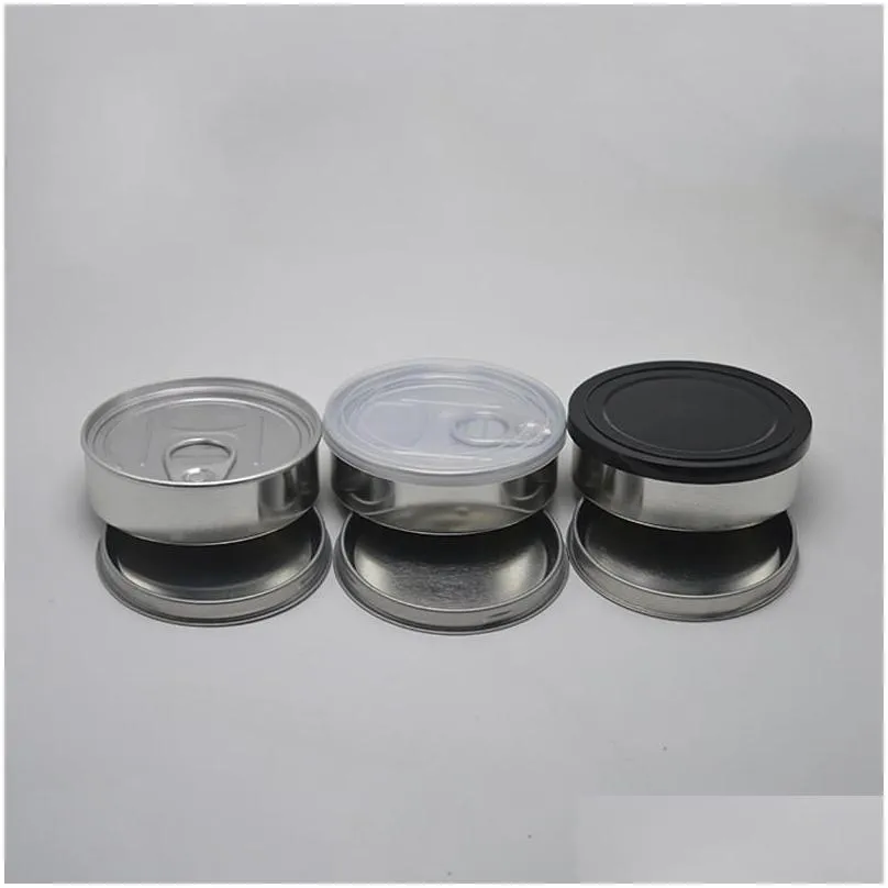 organization sets hand closed strain tin cans handed sealed smart bud jar for dry herb flower packaging tuna can hoop ring 30 j2