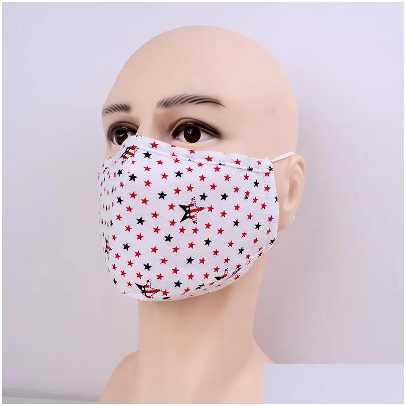 reusable cloth face mask anti smoke mascarilla reuseable respirator woman man dustproof personality floral lattice four seasons 5lmc