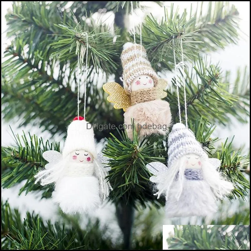 christmas tree pendant personalized pendants elf doll baubles gifts outdoor decorations 2020 ornaments lovely originality mini 2 76xb