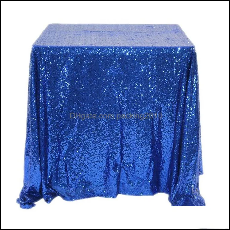 mermaid sequins table cloth square pure color home furnishing articles tablecloth with different colors 47qq2 j1