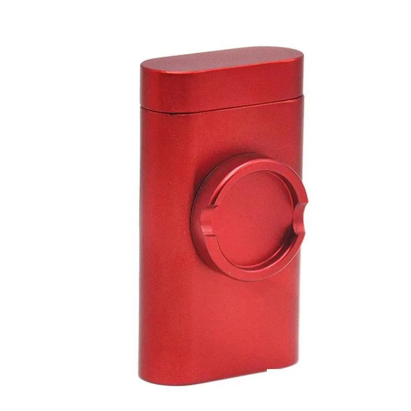 aluminium cigarette mill metal pipe storage box grinder portable belt cigarette container metals dugout arrival 30yh k2
