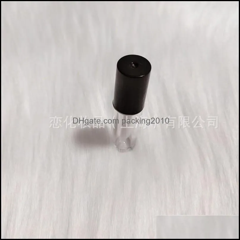 mini empty bottles clear lip gloss tube aas plastic stamping vacuum flask container lipstick lipglosses tubes 0 6zx l2