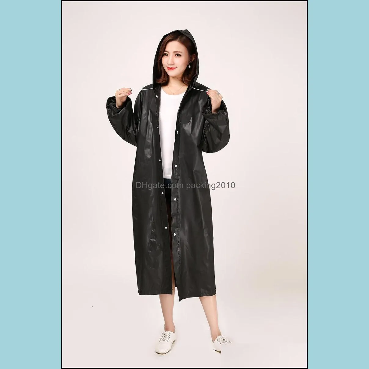 wholesale motorcycle electrombile poncho rainwear transparent outdoors activity must hood raincoat eva rainwear non disposable 4 7yt