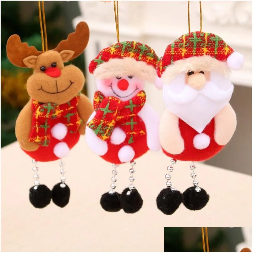 christmas decorations tree pendant hanging elk deer ornament festive party supplies decoration for home yearchristmas