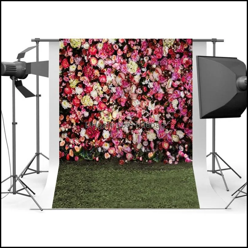 3d artificial flower decoration backdrop cloth wedding take p o rose background clothing simulated flowers backdrops 26hsa l1