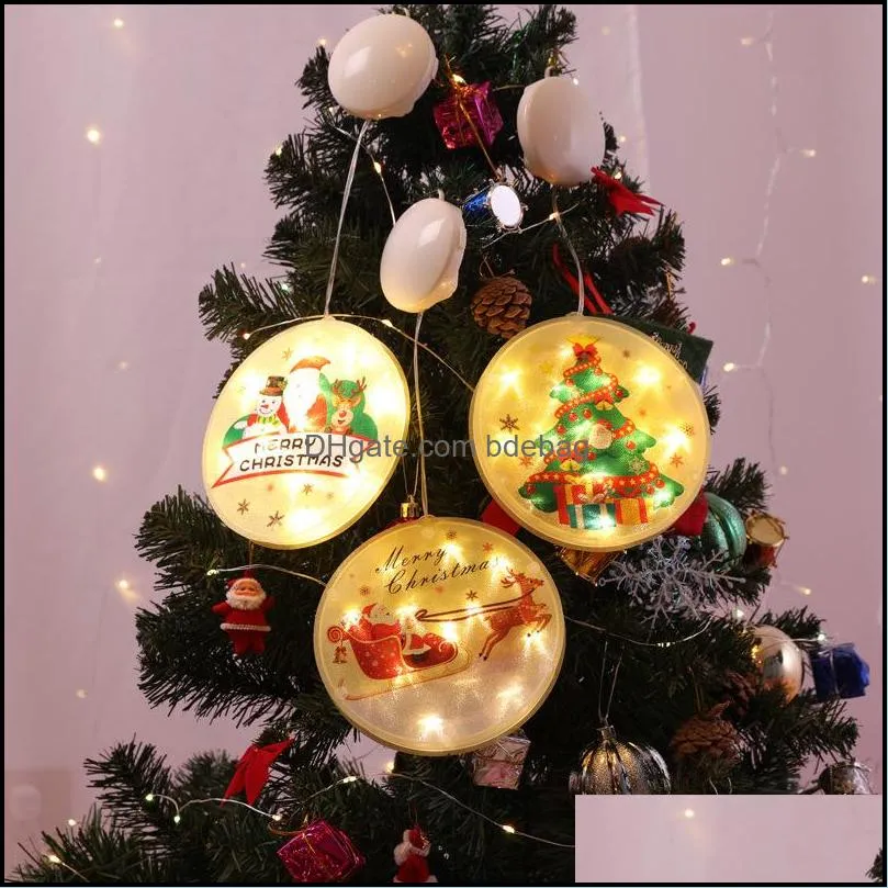festival atmosphere led lamp string merry christmas words household energy saving coloured lights with hanging ring 10 5sy j2