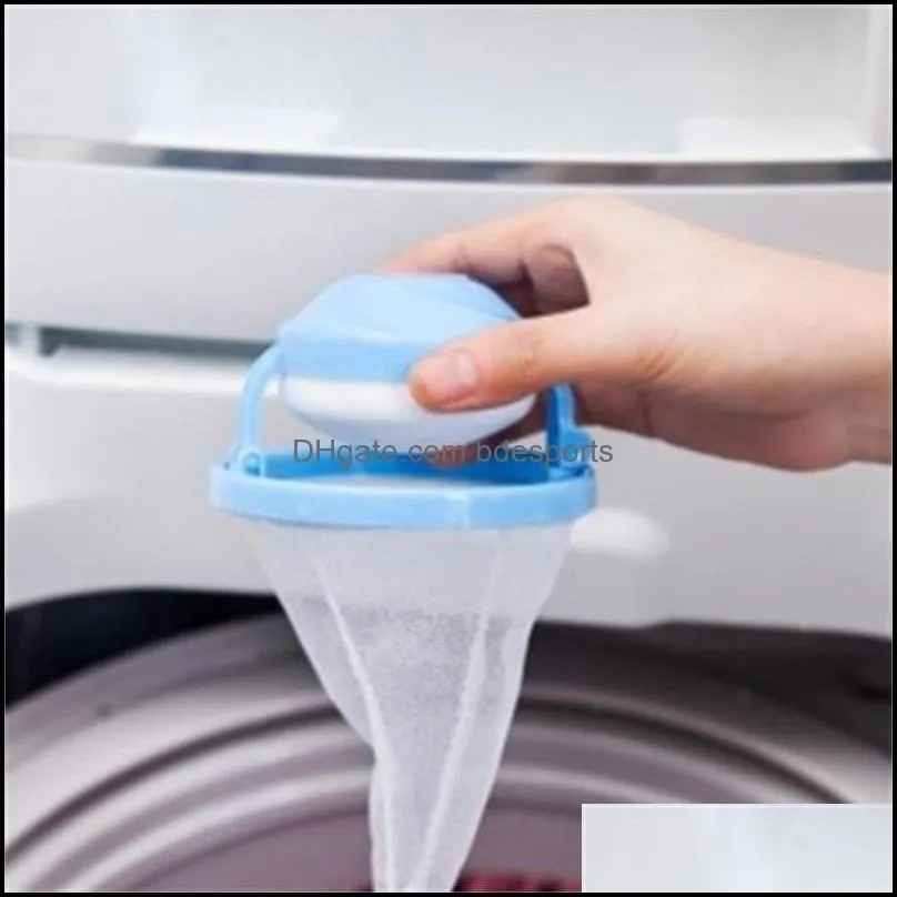 mesh filter bag green blue pink color circular pp polyester fiber cleaning laundry ball clothing wash balls 1 65sfe1