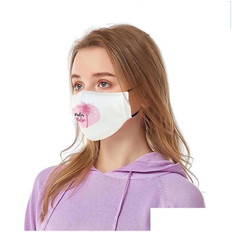face mask protect summer leaf mouth respirator breath reusable mascarilla cotton cloth dustproof can put pm2.5 filter men women 5 88by