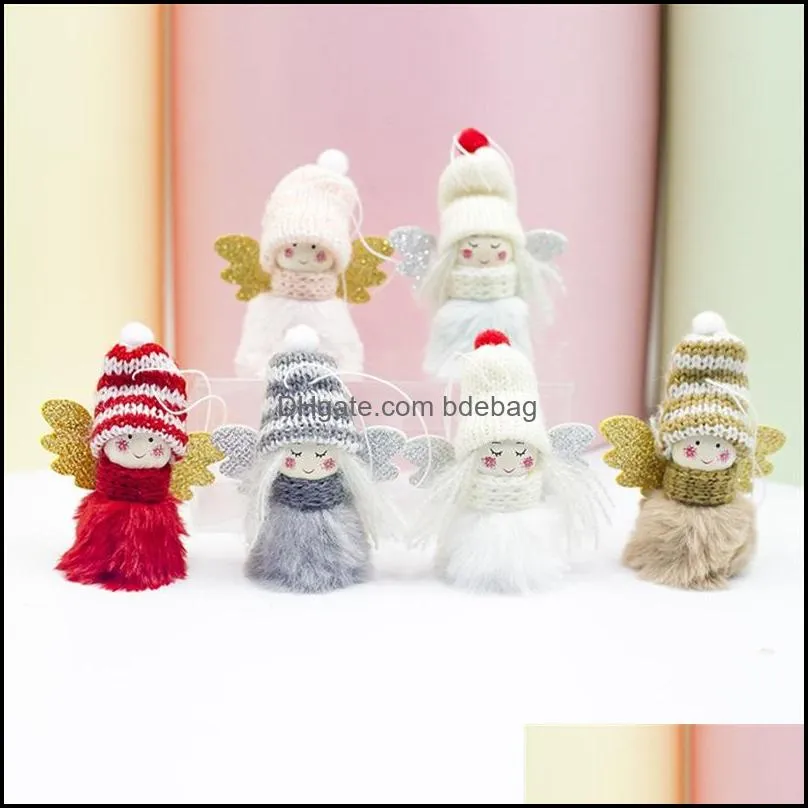 christmas tree pendant personalized pendants elf doll baubles gifts outdoor decorations 2020 ornaments lovely originality mini 2 76xb