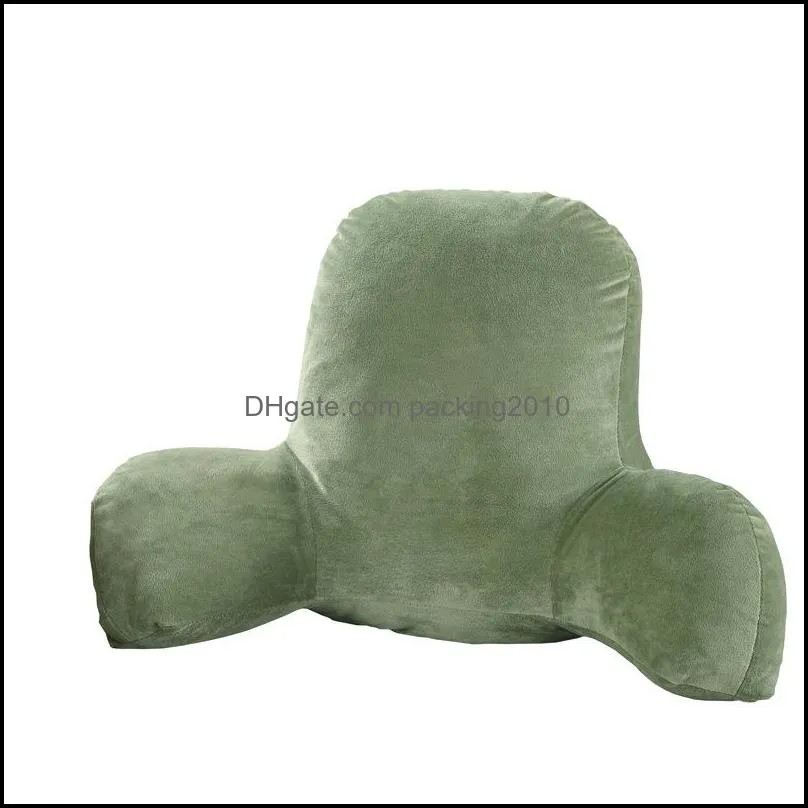 sofa cushion back pillow bed plush big backrest reading rest pillow lumbar support chair cushion with arms home decor 201009 346 r2