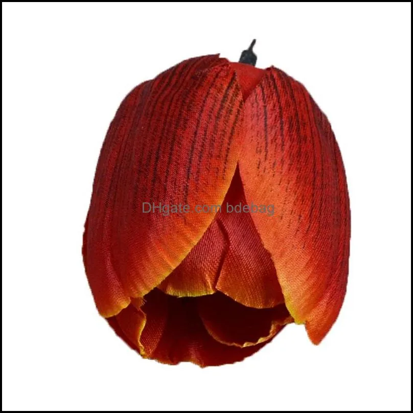 cloth artificial tulip living room bedroom decoration accessory flowers red white blue simulated tulips selling 0 6th l1