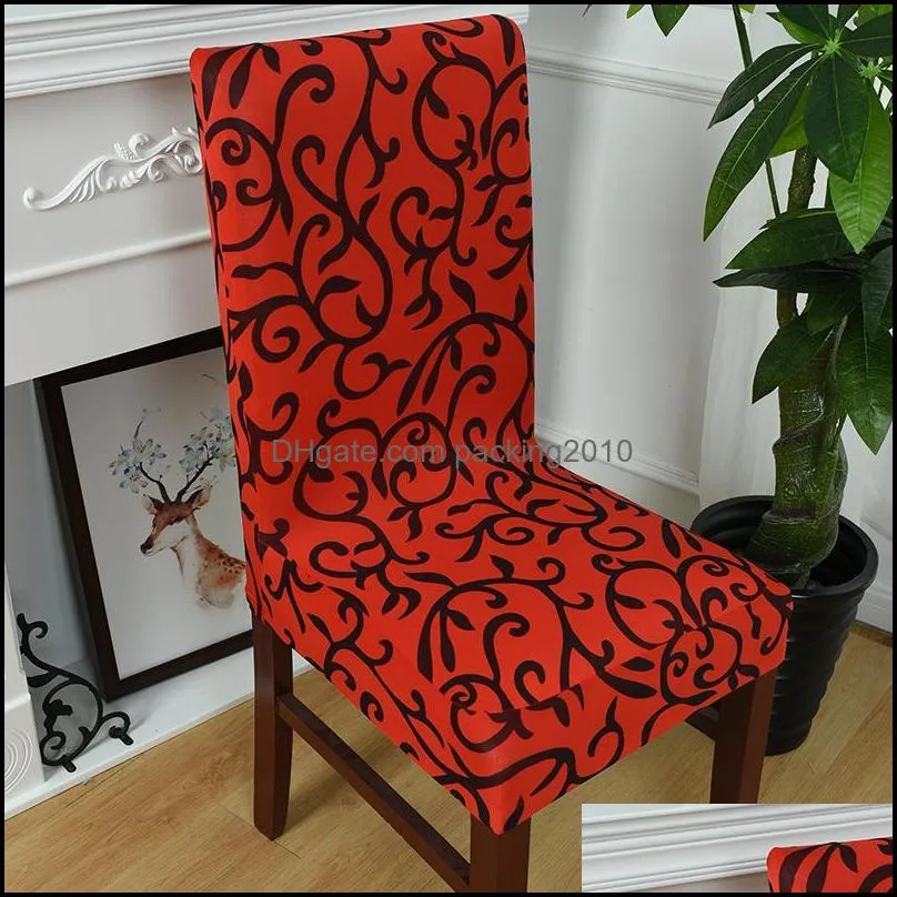 stretch force chair covers multicolour retro printing slipcover half wrap seat cover hotel wedding banquet supplies 8 5wl ii