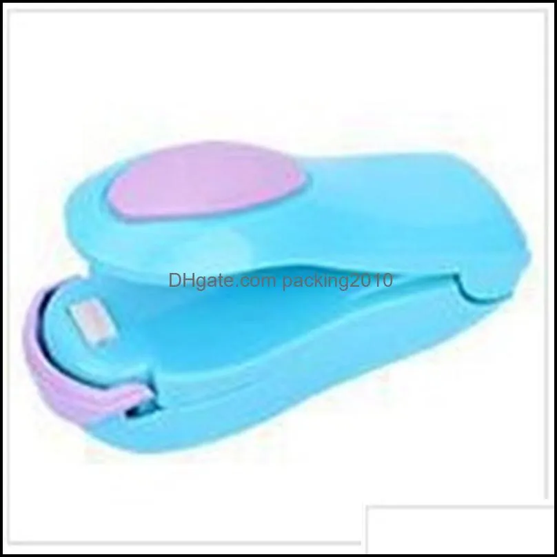 portable heat sealing machine mini snacks hand pressure woman man plastic packaging machines household tools new 1 9cq k2