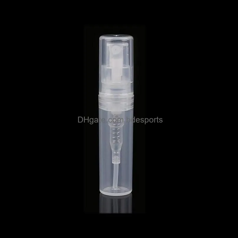 transparent empty spray bottles plastic empty 2ml 3ml 5ml 10ml perfume bottle atomizer 5cc refillable spiral spray pump container 163