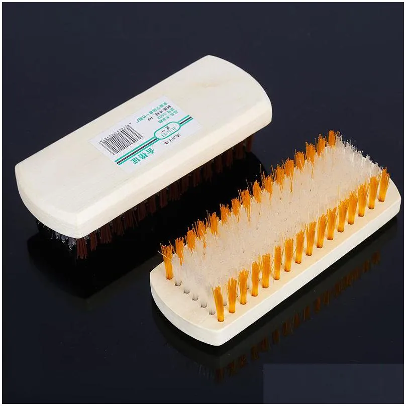 multifunctional household clean brushes wooden handled plastic shoe brush soft cleaning laundry washing dbc bh 18 k2