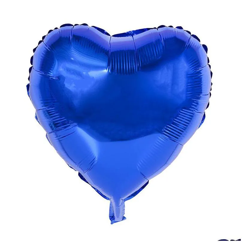 15 color valentines day balloon 18 inch love aluminum film balloon wedding room decoration heartshaped balloon t9i00984 188 g2