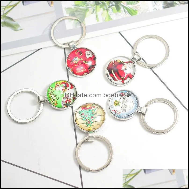 key buckle accessories decorations bag pendant ring fashion santa claus series many style keychains christmas decoration 1 49wz p1