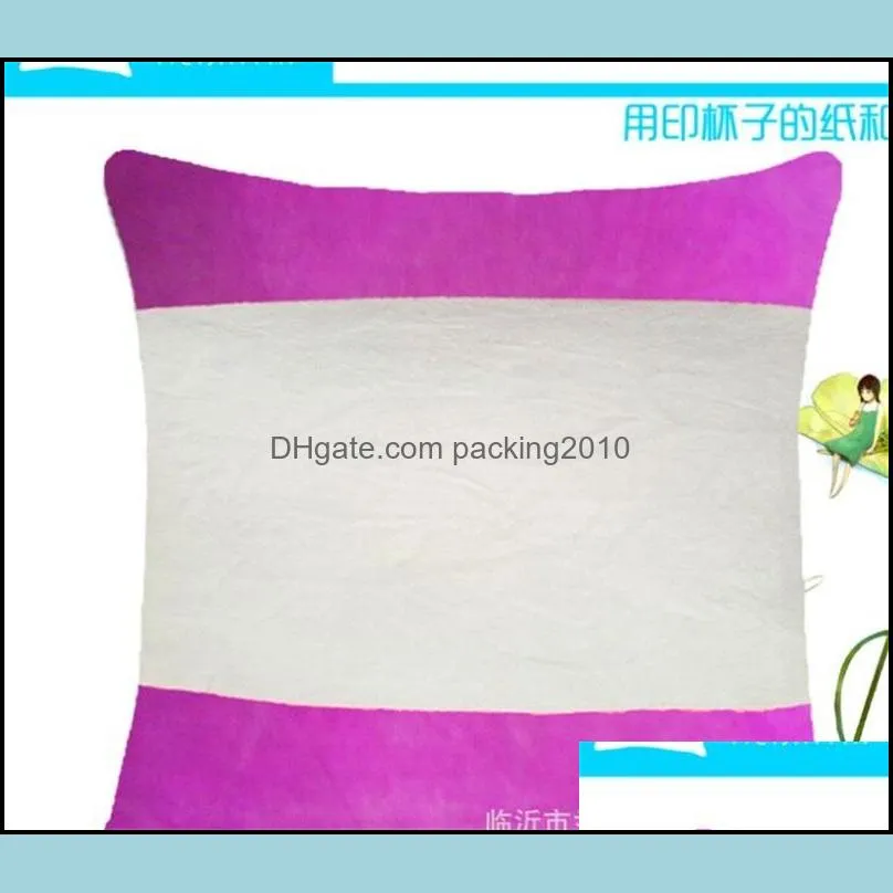 sublimation blank cushion with core domestic thermal transfer printing plush horizontal spelling colour throw pillows 7 8mj j2