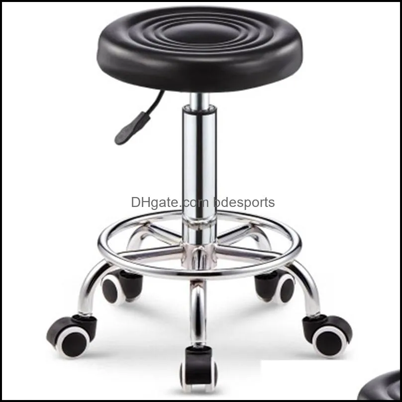 hydraulic adjustable salon stool swivel rolling tattoo chair spa massage 708 v2