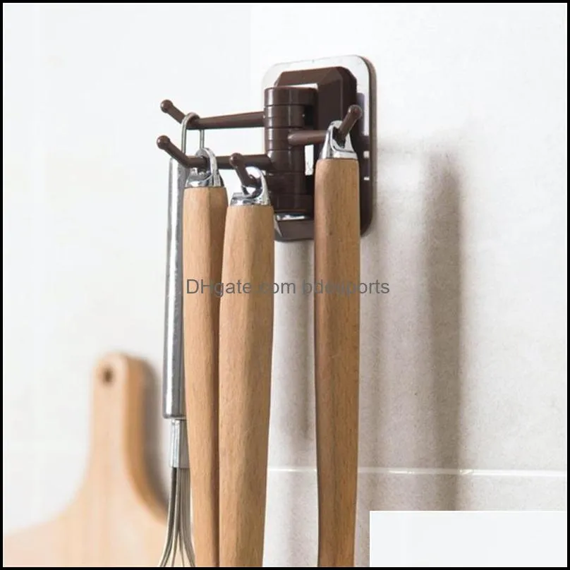 rotate hook multi purpose strength viscose holder towel no drilling trace sticking hanger bathroom accessories 1 8yl k2