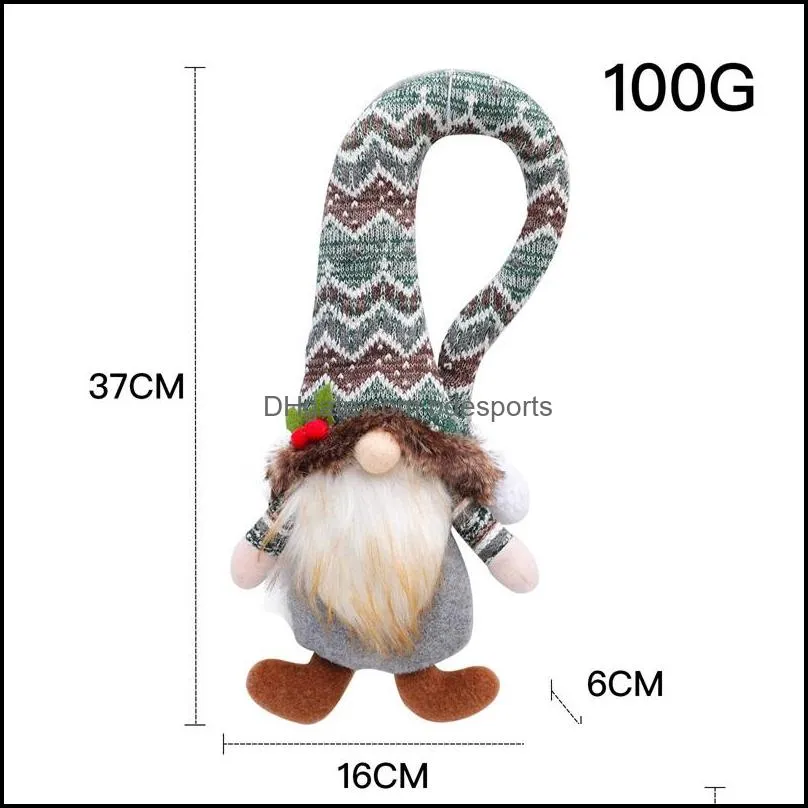 christmas decoration white beard faceless old man creative curtain buckle home decor gnome doll ornaments party festive supplies 11 8qy1