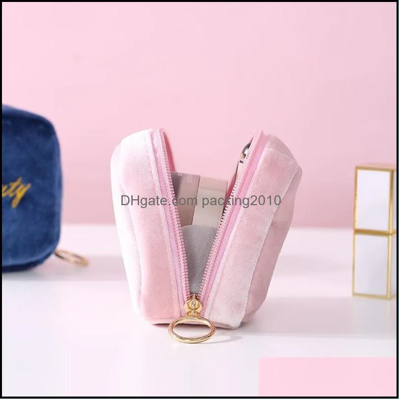 newgirl mini coin purse portable small cosmetic garden travel packing bag fashion solid colors preppy style 836 b3