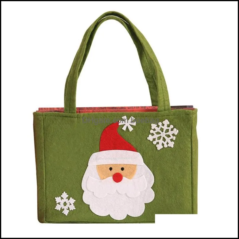 christmas snowman santa claus bags cute lovely gift bag party decorations festival supplies fashion 3 6qy uu