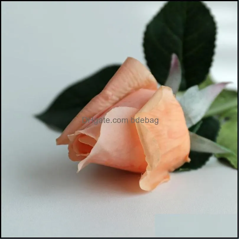 artificial moisturizing rose flower home decor fake craft flowers decoracion de boda single simulation roses wedding 2 4xt b2