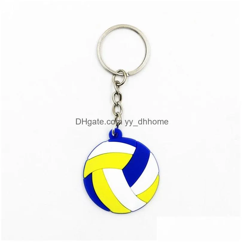 sport basketball football baseball beach ball key rings keychain holder handbag hangs fashion jewelry